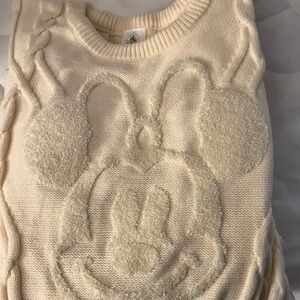 Disney MINNIE sweater beige NWOT